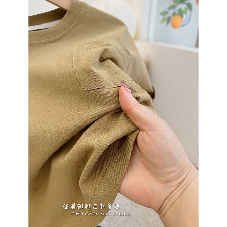 Set Áo Thun Ngắn Tay + Quần Short Phong Cách Hàn Quốc Mẫu Mới Thời Trang Mùa Hè Cho Bé Trai 2022