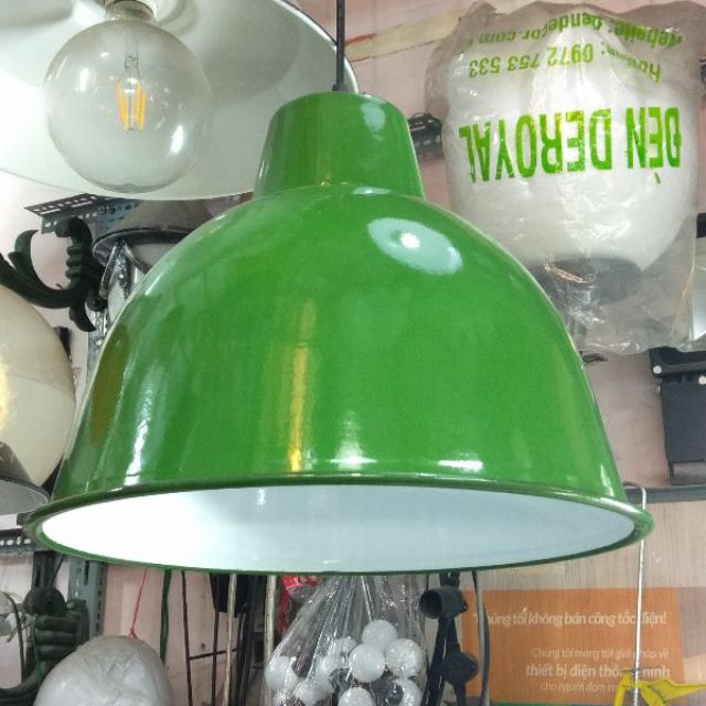 Chao tráng men sâu d360mm,chao đèn công nghiệp