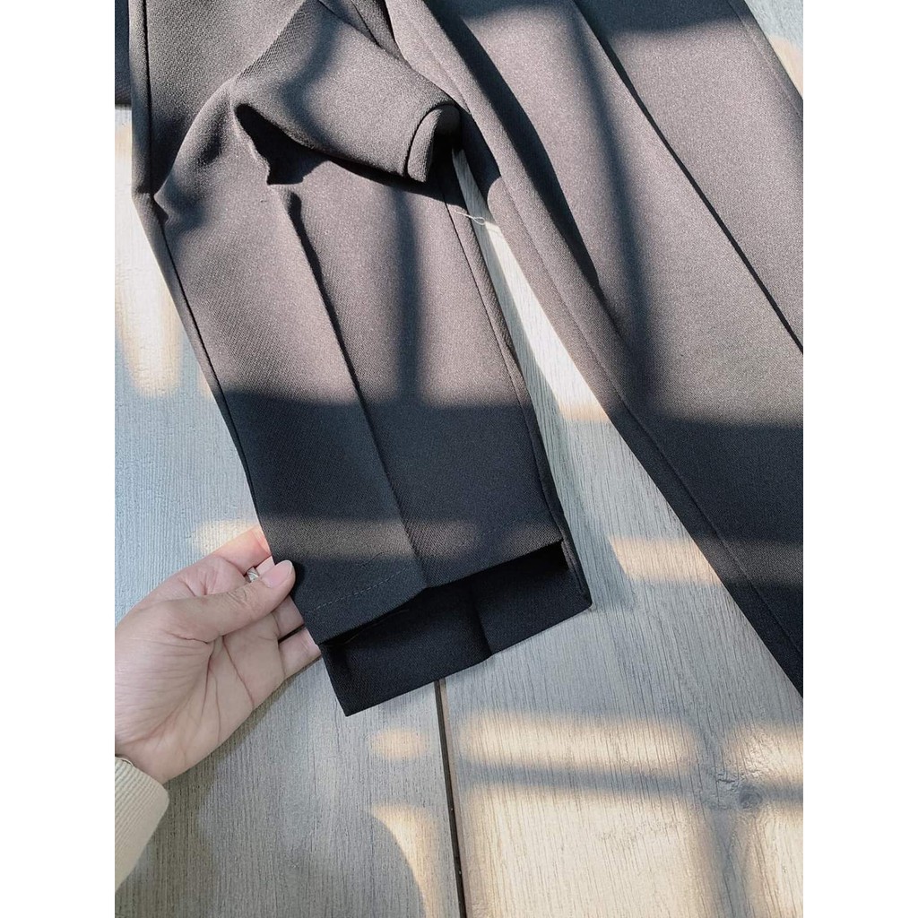 Quần baggy gấu lệch_baggy vải siêu xinh_ Baggy Công Sở - MS 004