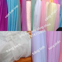 Vải làm Rèm trang trí sinh nhật.