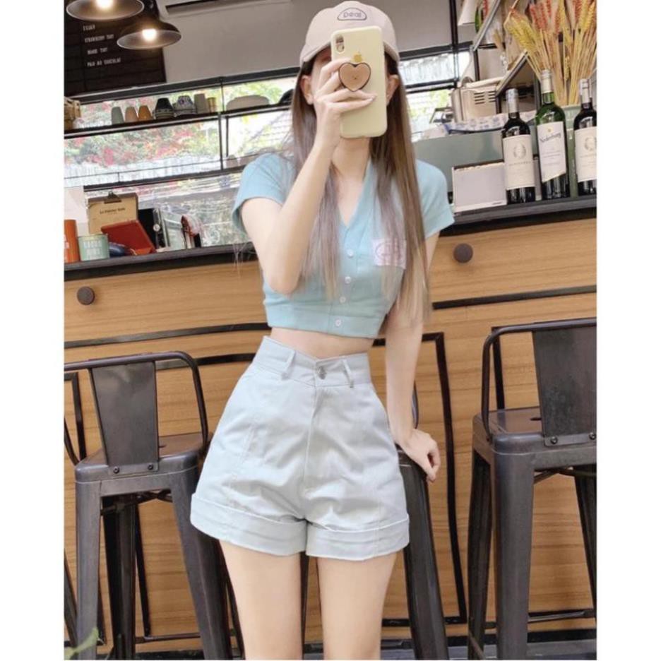 Quần SHORT BAE BANDAR KAKI TRƠN 3 Màu Nữ