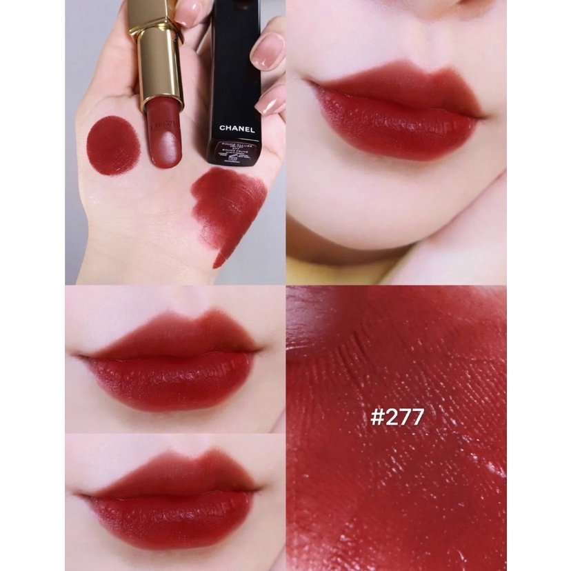 Son Chanel Rouge Allure Velvet Extreme, Son Chanel chính hãng đỏ tươi 112, đỏ cam Có Bill