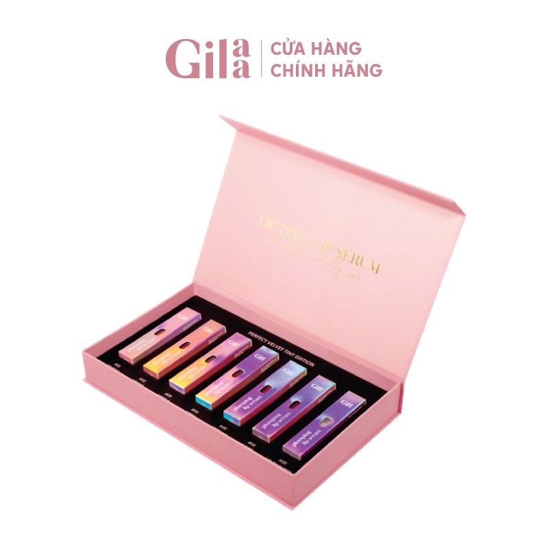 Set Son Gilaa Plumping Lip Serum (3.8g x 7 pcs) - Perfect Velvet Tint Edition | BigBuy360 - bigbuy360.vn