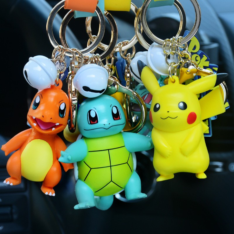 Móc Khóa Pokémon Chuông Hoạt Hình Nhiều Mẫu Siêu Đẹp