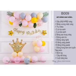 Set bóng trang trí sinh nhật
