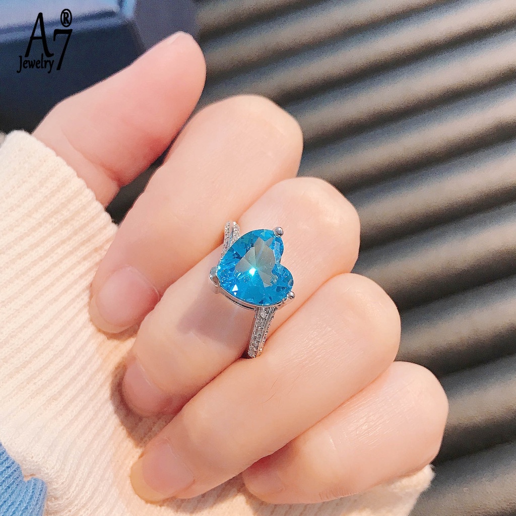 Nhẫn bạc s925 hình trái tim thời trang nữ xinh xắn