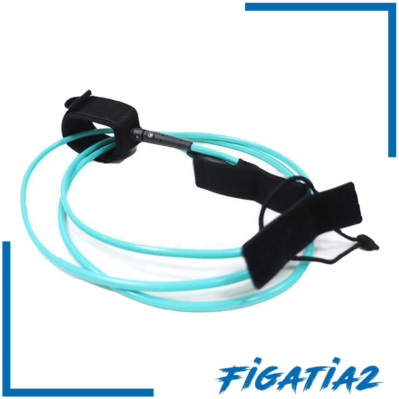 [FIGATIA2]10 Feet Surfing Ankle Leash Stand Up Board Leg Rope Leg Wrists Tether Cord