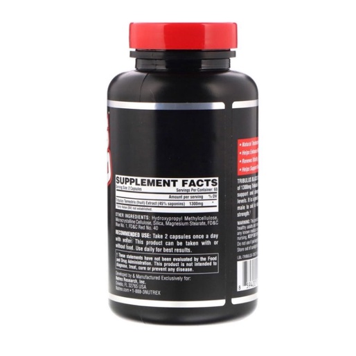 NUTREX TRIBULUS 1300 -TĂNG SỨC MẠNH NAM GIỚI, TĂNG TESTOSTERONE, PHÁT TRIỂN CƠ BĂP (120 VIÊN) TẠI WHEY SINH VIÊN