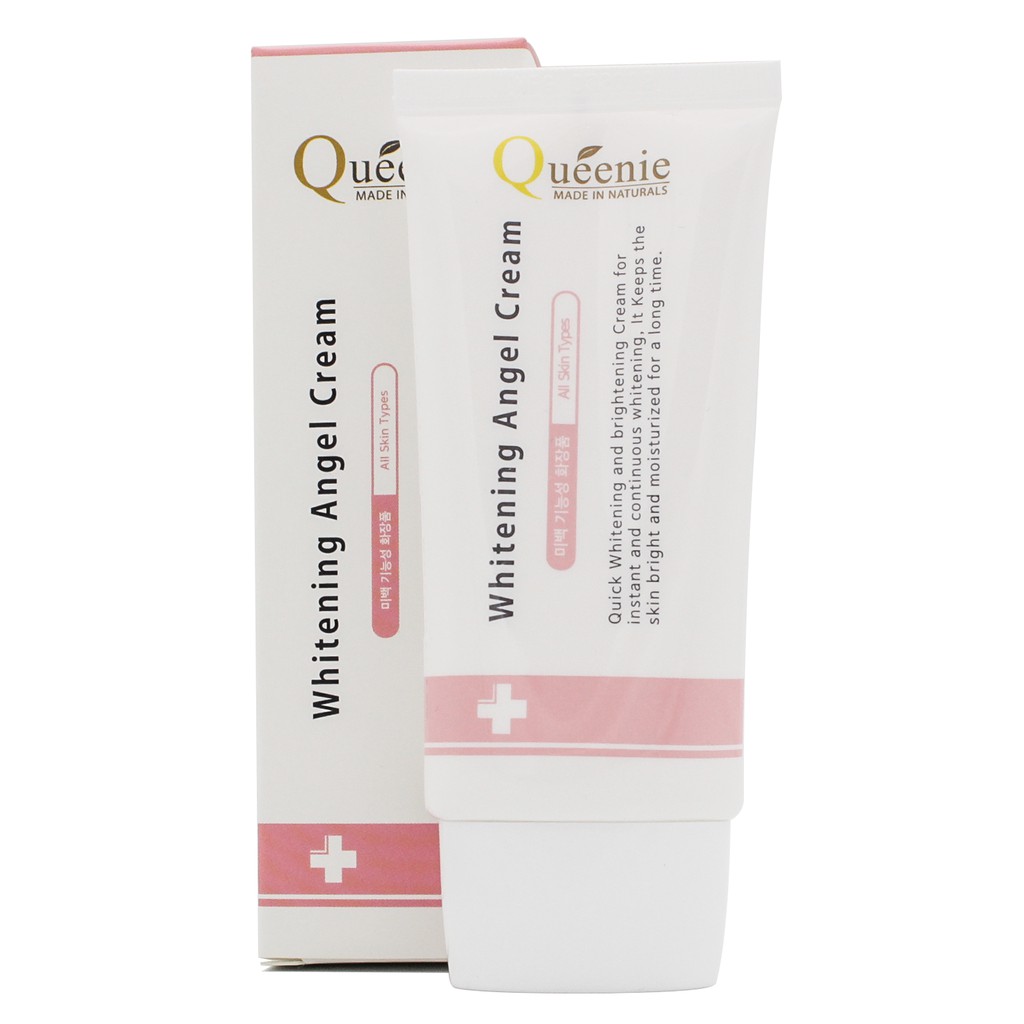 Kem dưỡng trắng da thiên thần Queenie AC Pure tái tạo da trắng mịn căng bóng Hàn Quốc chính hãng 50ml