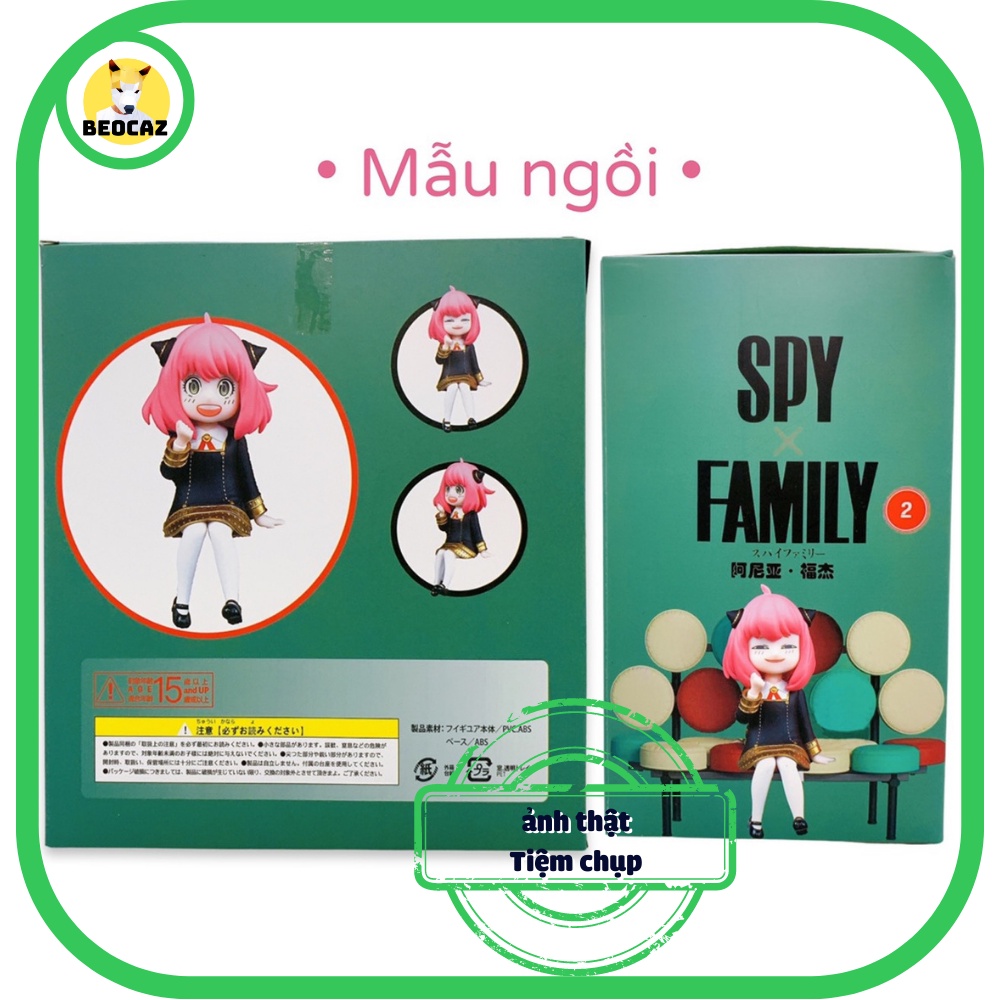 Mô hình Anya Forger gia đình điệp viên dễ thương Spy X Family bền màu Full Box nguyên hộp quà tặng Đồ chơi Beocaz
