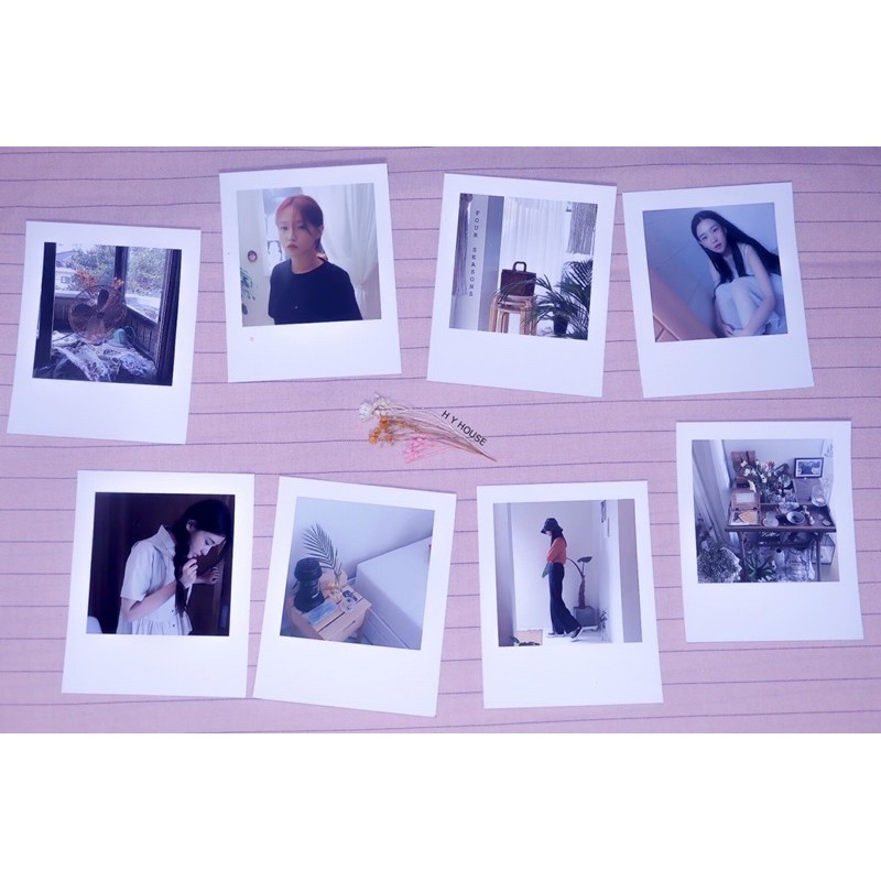 In POLAROID 2k/1 hình ép nhựa plastic