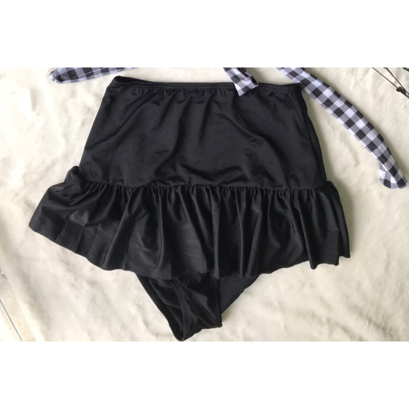 bikini đồ bơi ba lỗ kẻ caro chân váy cạp cao giấu bụng mỡ kín đáo hàng cao cấ | BigBuy360 - bigbuy360.vn