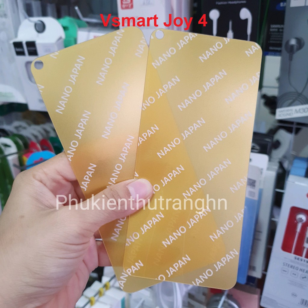 Vsmart JOY 4 - Cường lực dẻo nano siêu bền chống vỡ chống sứt mẻ cạnh cho Vsmart JOY 4 full màn 98%