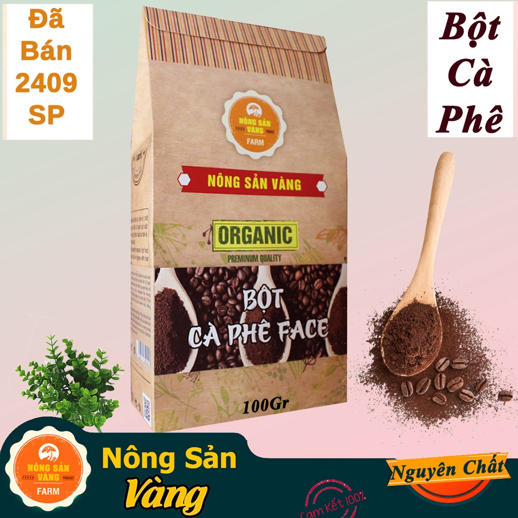 Combo 4 Mặt Nạ Bột Siêu Trắng Da (handmade): Tinh Cám Gạo, Cà Phê, Đậu Đỏ, Diếp Cá (100g/Túi) - Nông Sản Vàng | BigBuy360 - bigbuy360.vn