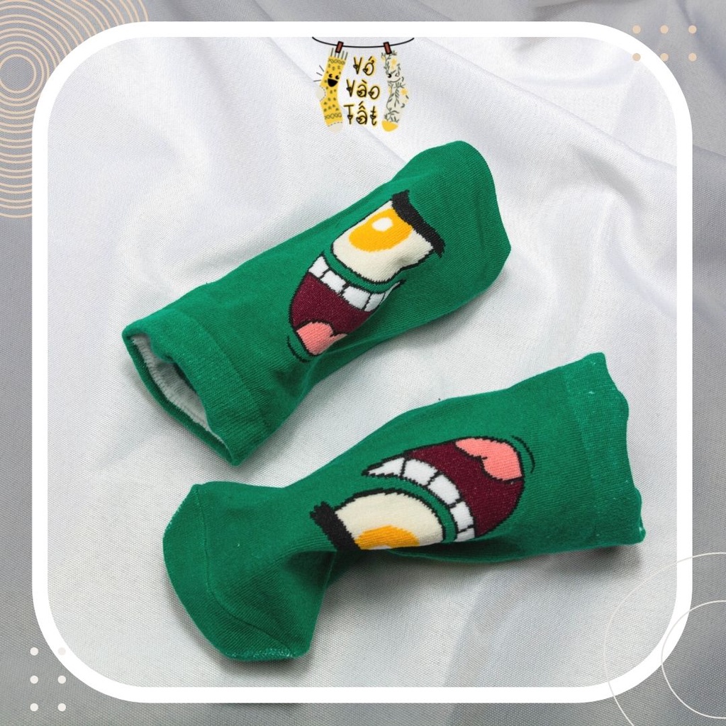 TẤT VỚ CỔ NGẮN HOẠT HÌNH BỌT BIỂN CAO CẤP