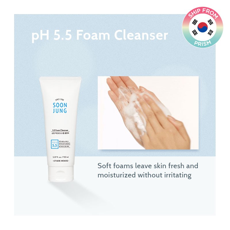 (Hàng Mới Về) Sữa Rửa Mặt Etude House Soonjung Ph 5.5 Foam Ph 6.5 | BigBuy360 - bigbuy360.vn