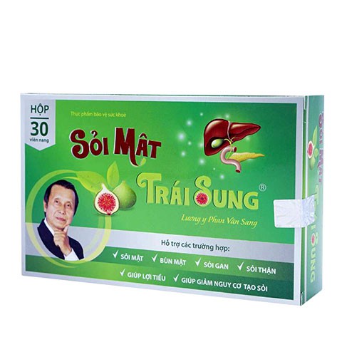 Sỏi Mật Trái Sung - Hỗ trợ bài sỏi, ngăn ngừa sỏi thận ( Hộp 30 viên)