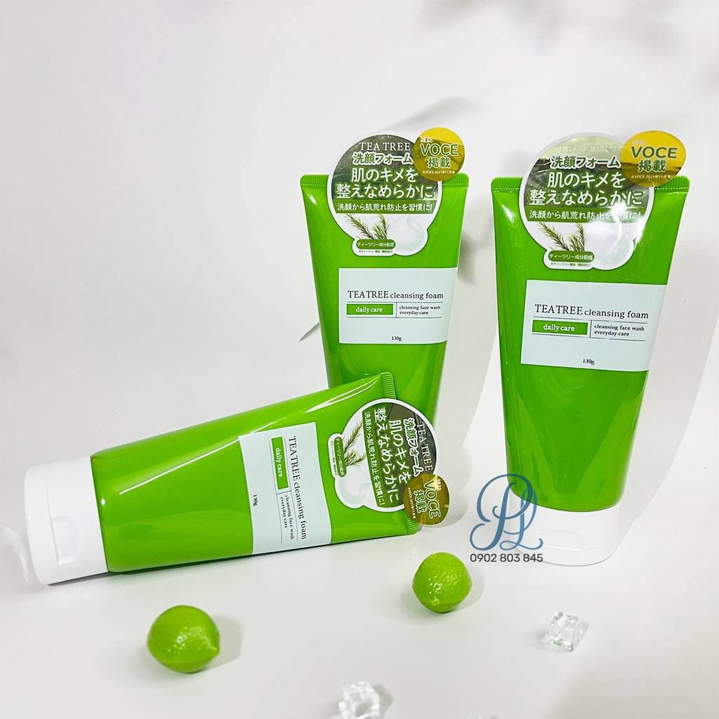Sữa Rửa Mặt Hàng Ngày Chiết Xuất Tràm Trà Tea Tree Cleansing Foam 130g
