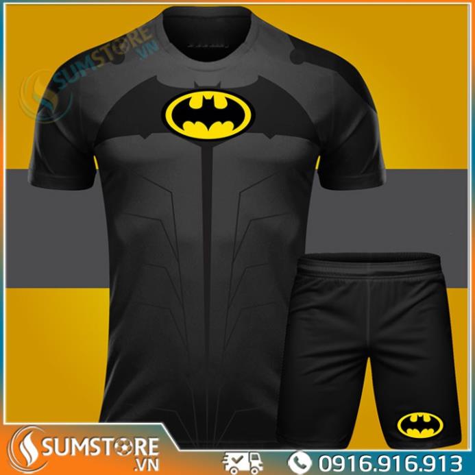 Quần Áo Bóng Đá Áo Độc Lạ Siêu Nhân Batman - Đồ Đá Banh Thể Thao Nam Nữ Mới Đẹp 2022