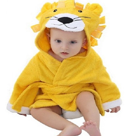 Áo choàng tắm biển hồ bơi cho bé hóa trang thành Gà hoặc Sư tử con cực dễ thương nha các mẹ