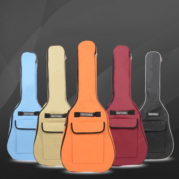 Bao đàn guitar 40/41 Inch chất liệu vải oxford chống thấm nước dây đeo có miếng đệm vai tiện lợi