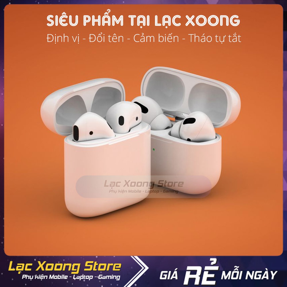 Tai nghe Bluetooth Airpods 2/Airpod 2/Airpods Pro Rep 1:1 (Sạc không dây, tháo tai tự tắt nhạc, bật nắp kết nối)