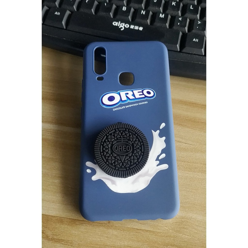 Ốp điện thoại TPU mềm hình bánh oreo cho Xiaomi Redmi Note 8 7 5 6 Pro S2 Y2 5A Prime 4A 4X 6A 5 Plus