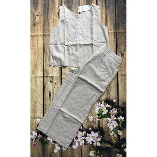 Bộ nữ MG chất liệu linen