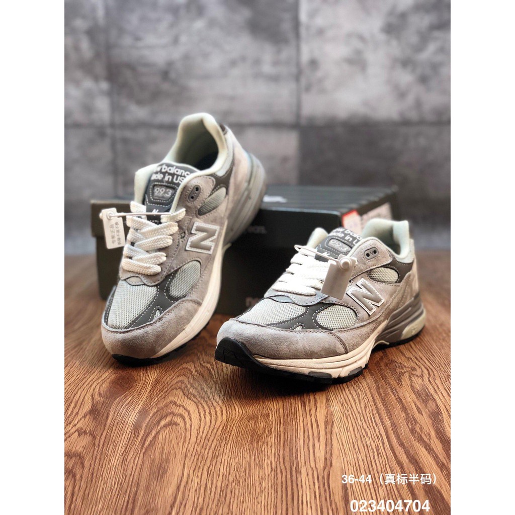 Giày chạy bộ New Balance 993 màu xám, mã MR993GL, phong cách retro, American-made, Size: 36 36.5 37 38 38.5 39.5 40