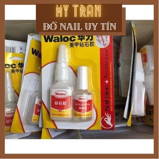 Keo bê tông, keo waloc gắn móng, đính đá siêu chắc (bộ gồm 2 chai)