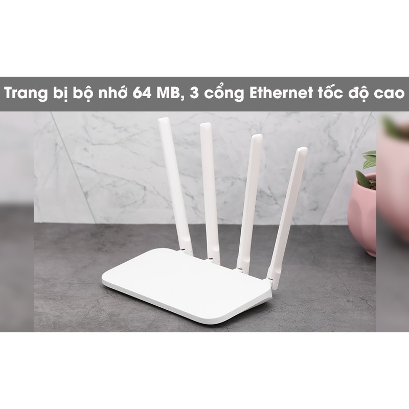 Router Wifi Chuẩn AC1200 Xiaomi 4A 2 băng tần dual wifi | XIAOMI ECOSYSTEM STORE