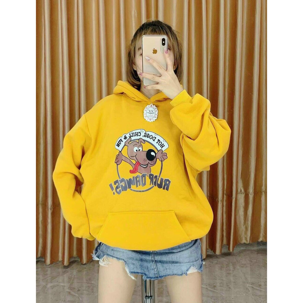 ÁO KHOÁC HOODIE NỮ MẪU MỚI FORM RỘNG | BigBuy360 - bigbuy360.vn