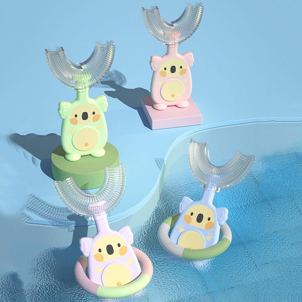 Bàn Chải Đánh Răng Bằng Silicon Mềm Hình Chữ U Cho Bé