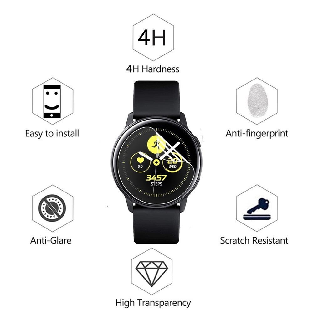 Màng dán TPU hydrogel bảo vệ màn hình cho đồng hồ Samsung Galaxy Watch Active 2 40mm 44mm