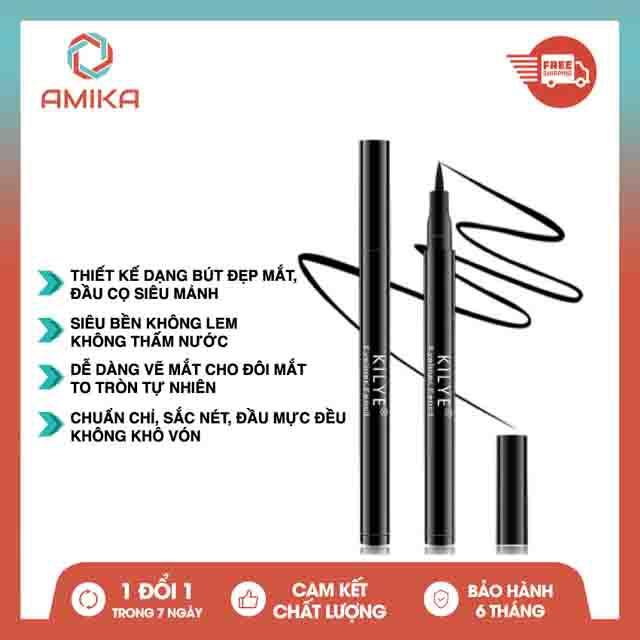 Bút Kẻ Mắt Nước Eyeliner không thắm nước lâu trôi. Hàng nội địa Trung hiệu Kilye