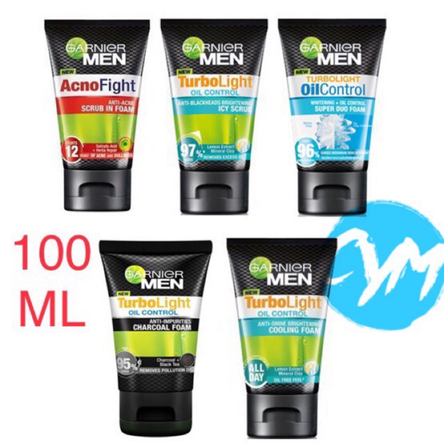 Sữa Rửa Mặt Cho Nam Garnier Foam 100g