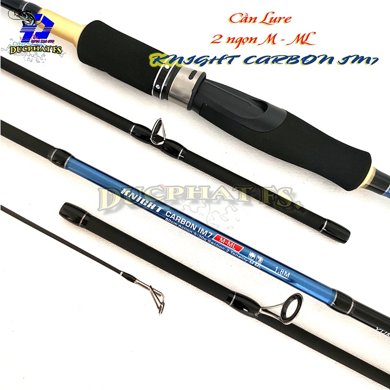 Cần Câu Lure Đứng, ngang KNIGHT 2 Ngọn M và ML , Cần câu Lure Lóc.
