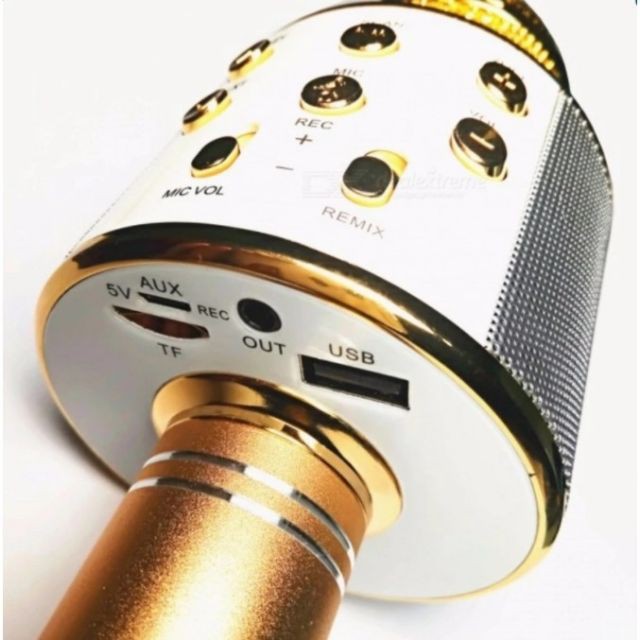 Mic kèm Loa Bluetooth WS-858 đa năng 6 trong 1 hát Karaoke |shopee. Vn\mockhoa55