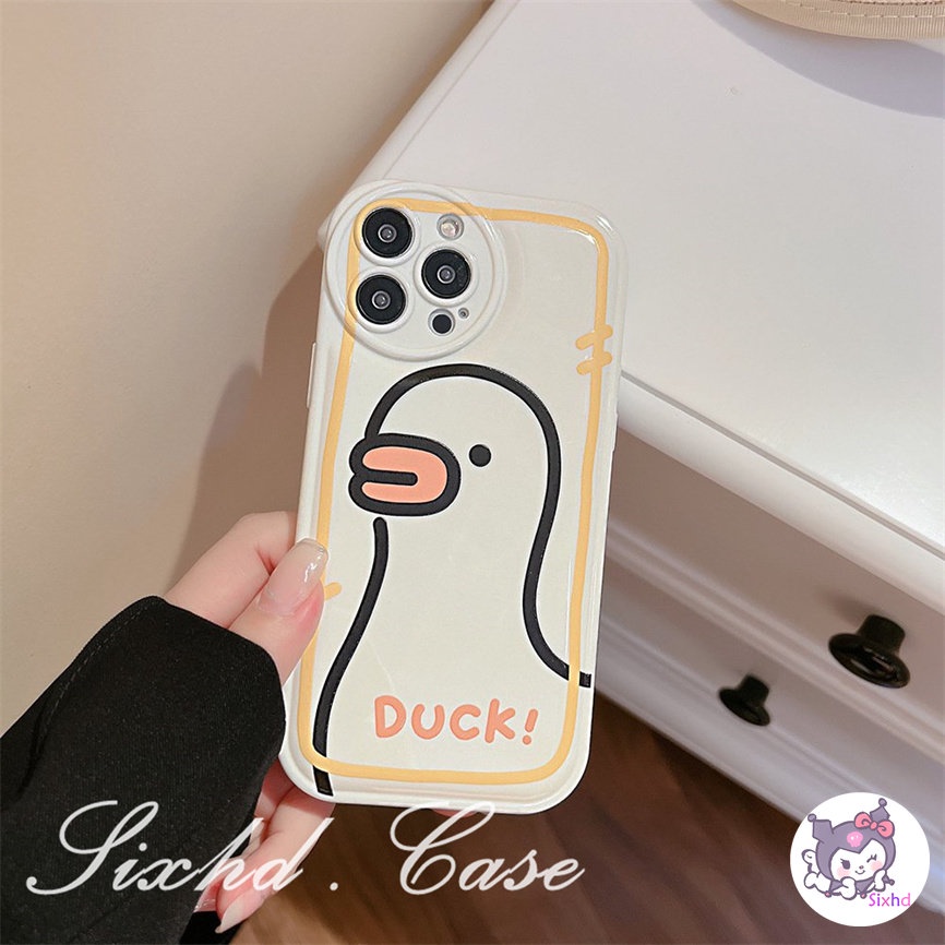 Ốp Lưng Điện Thoại cho OPPO A78 A57 A76 A96 A16K A16 A15 A74 A55 A54 A53 A33 A32 A31 A9 A5 Reno 8T 8Z 7Z 6Z 5Z A5s A3s A95 A94 A93 A92 A52 F11 F9 sixhd Ốp Điện Thoại TPU Đệm Khí Chống Sốc In Hình Vịt Hoạt Hình Cho
