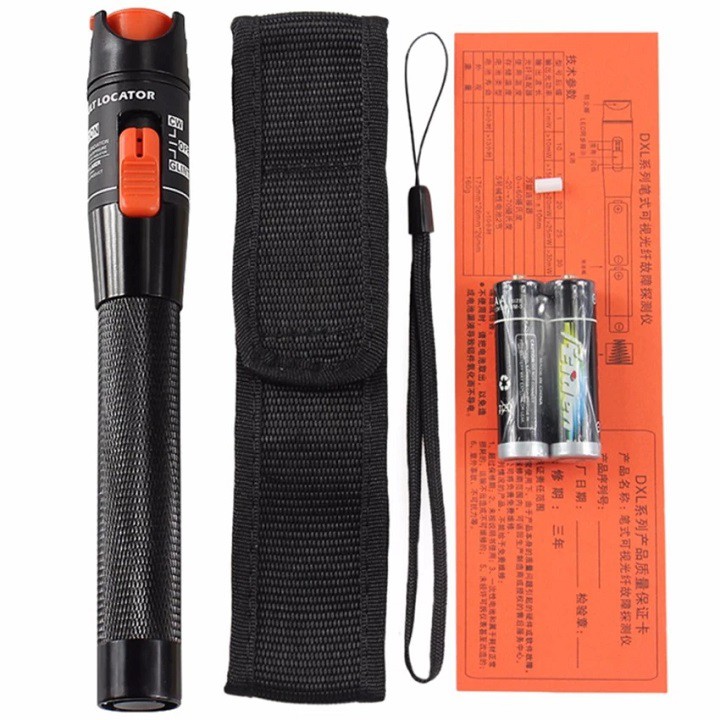 Bút soi sợi quang 10km - Kiểm tra nhanh lỗi đứt gãy của sợi quang, phục vụ kiểm tra bảo trì cáp quang