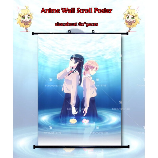 Áp Phích Treo Tường Trang Trí Nội Thất In Hình Anime Bloom Into You Yagate Kimi ni Naru Dễ Thương