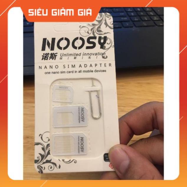 Bộ adapter chuyển đổi Nano sim Noosy