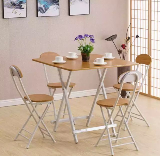 BỘ BÀN 6 GHẾ GẬP ĐA NĂNG | BigBuy360 - bigbuy360.vn