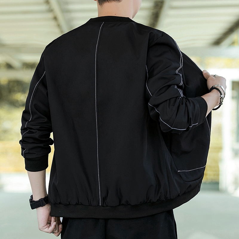 Men Jacket Fashion Collar Baseball Culture Korean Casual Youth Bomber jackets J168 | BigBuy360 - bigbuy360.vn