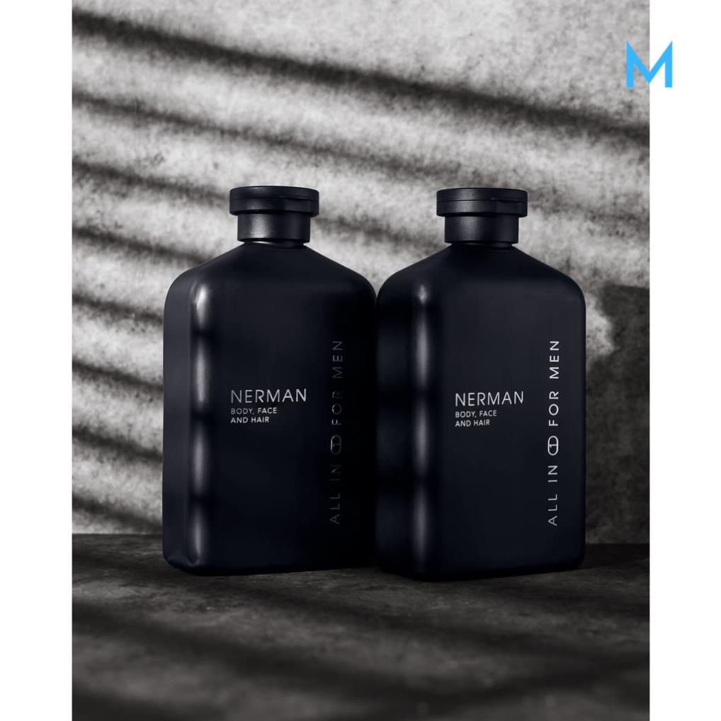 Sữa tắm gội hương nước hoa cao cấp Gentleman 3 in 1 NERMAN 350ml a8