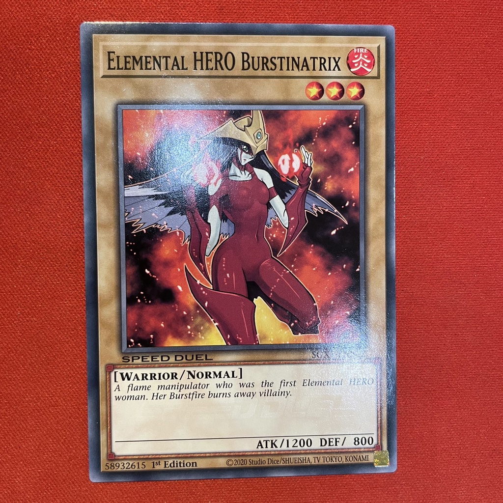 [EN-JP][Thẻ Bài Yugioh Chính Hãng] Elemental Hero Burstinatrix