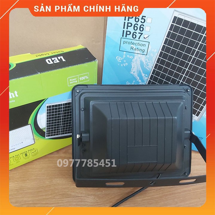 Đèn pha Tổ Ong 200W năng lượng mặt trời chống lóa - Chiếu sáng sân vườn, nhà xưởng độ bền tới 10 năm