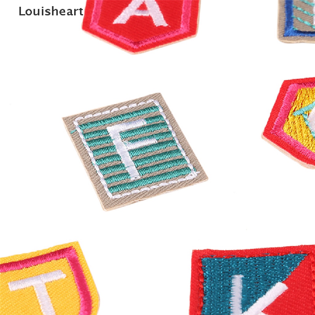 Set 26 Miếng Dán Ủi Quần Áo Hình Chữ Louisheart
