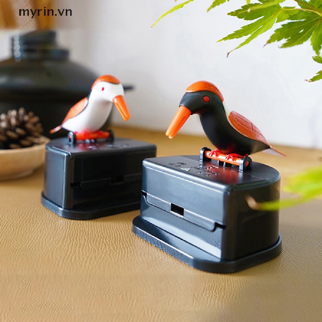 Hộp Đựng Tăm Xỉa Răng Tự Động Hình Chim Ruồi Xinh Xắn