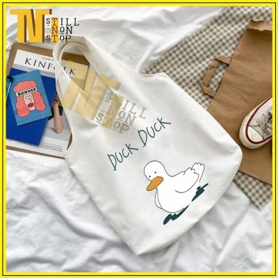 Túi đeo vai , túi tote (VẢI CANVAS MỀM - QUAI LIỀN) - VỊT DUCK